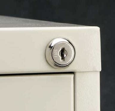 unlock file cabinet key lost